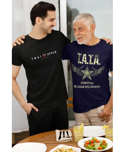 Koszulka męska TATA Jednostka do Zadań Specjalnych prezent dla Taty T-shirt