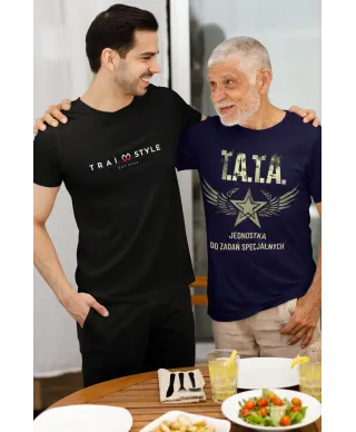 Koszulka męska TATA Jednostka do Zadań Specjalnych prezent dla Taty T-shirt