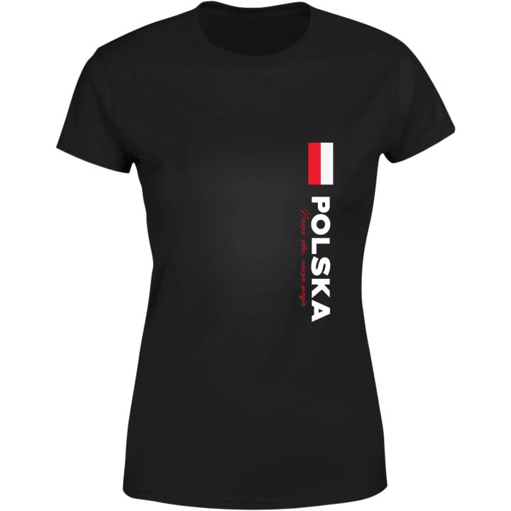 Koszulka damska Polska - Nasza Siła, Nasza Pasja patriotyczna T-shirt