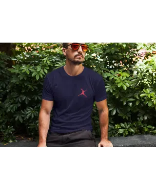 Koszulka męska z nadrukiem Slum Dunk modna koszykarska T-shirt męski