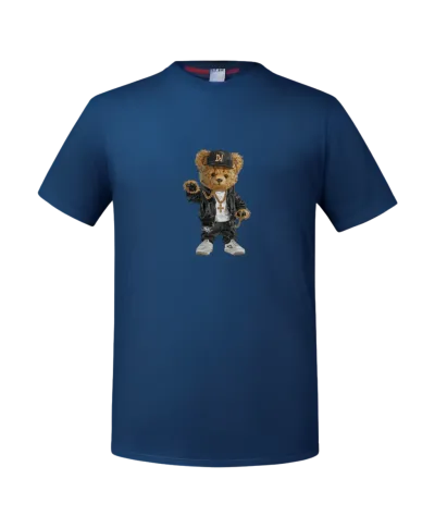 Koszulka męska Hip-Hopowy Miś DJ gangster raper modny T-shirt męski