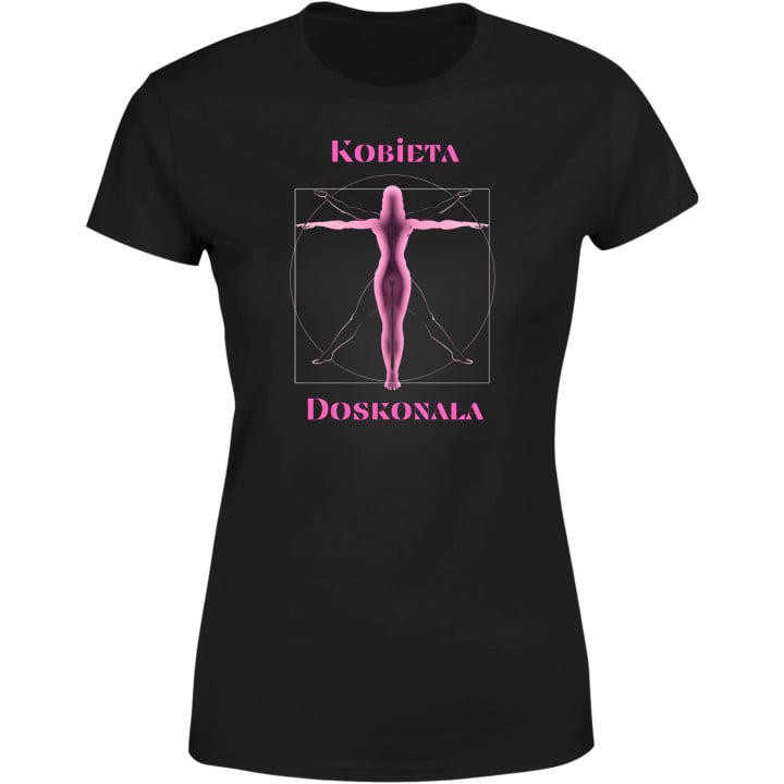 Koszulka damska z nadrukiem Kobieta Doskonała prezent dla kobiety