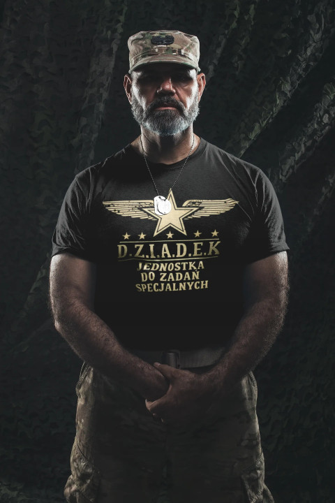 Koszulka męska DZIADEK Jednostka do zadań specjalnych prezent dla Dziadka — zdjęcie 5