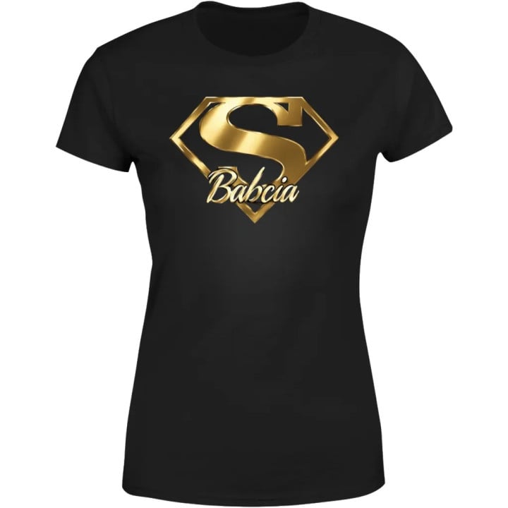 Koszulka damska na Dzień Babci Super Babcia prezent dla Babci T-shirt