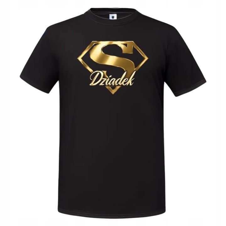 Koszulka męska na Dzień Dziadka Super Dziadek prezent dla dziadka T-shirt