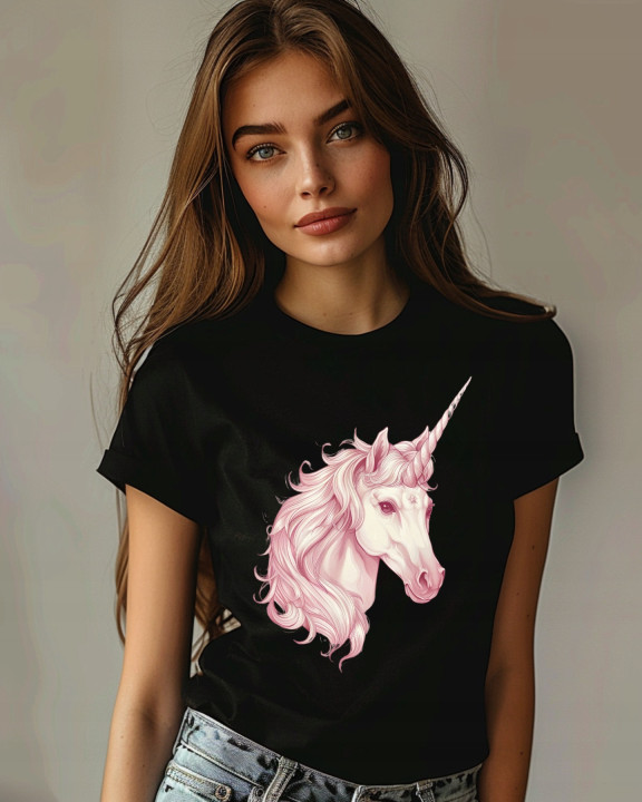 Koszulka damska mityczny jednorożec T-shirt damski — zdjęcie 4