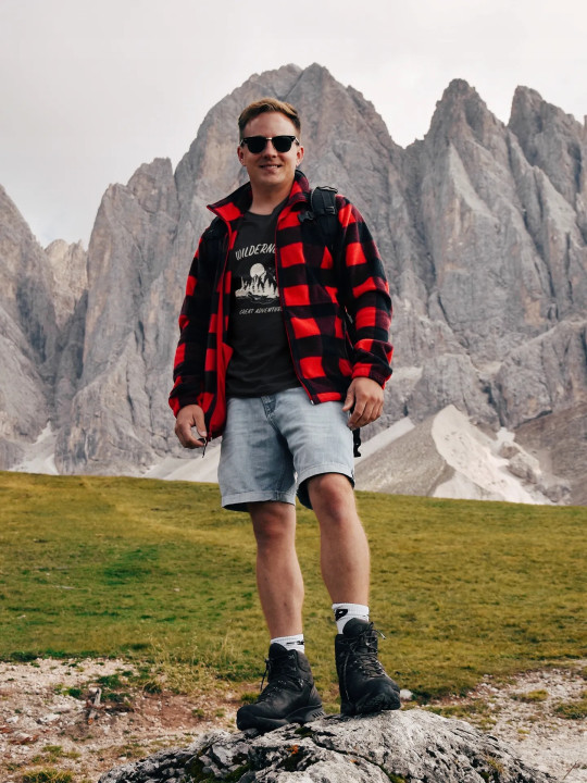 Koszulka męska Wilderness - Wielka Przygoda w Górach t-shirt góry — zdjęcie 3