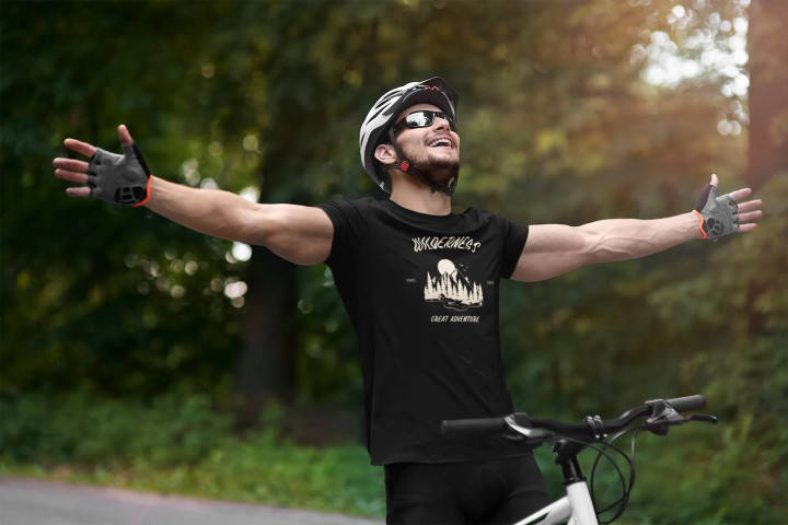 Koszulka męska Wilderness - Wielka Przygoda w Górach t-shirt góry — zdjęcie 5