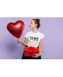 Koszulka damska I LOVE MY BOYFRIEND prezent dla niej na walentynki