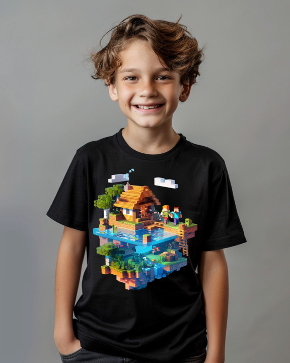 Koszulka dziecięca dla gracza Minecraft T-shirt dziecięcy — zdjęcie 2