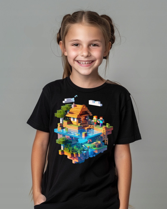 Koszulka dziecięca dla gracza Minecraft T-shirt dziecięcy — zdjęcie 3