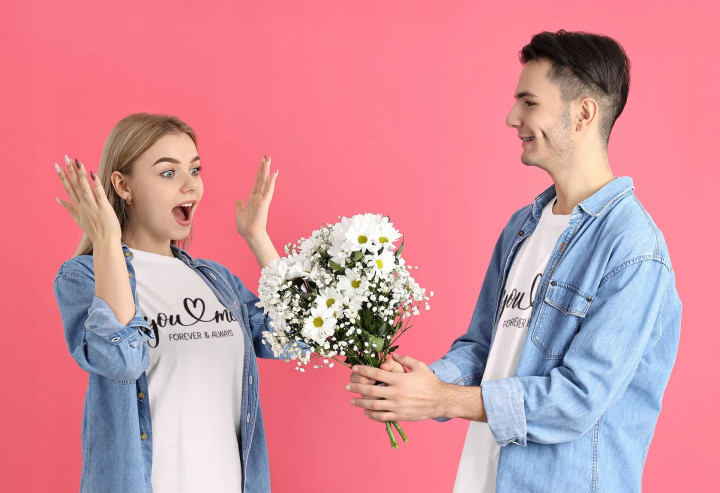 Koszulka damska You & Me - Forever & Always prezent na walentynki — zdjęcie 6