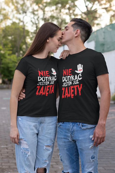 Koszulka damska Nie dotykać, jestem już zajęta prezent na Walentynki — zdjęcie 5