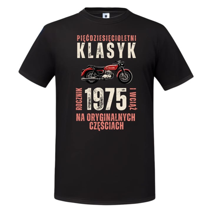 Koszulka męska prezent na 40 50 60 70 urodziny Klasyk Wpisz swój Rocznik