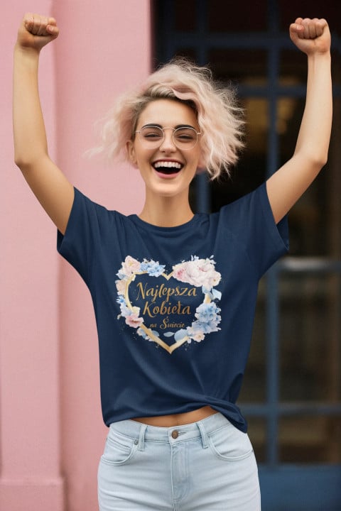 Koszulka Najlepsza Kobieta na Świecie 2 prezent na Dzień Kobiet t-shirt — zdjęcie 4