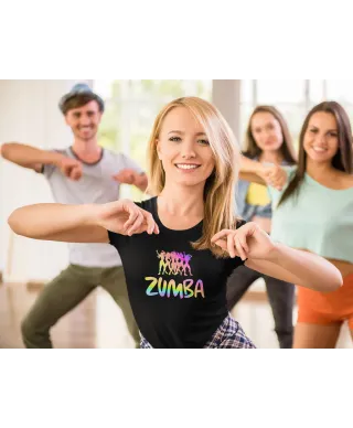 Koszulka damska ZUMBA dla kobiet kochających taniec i fitness t-shirt