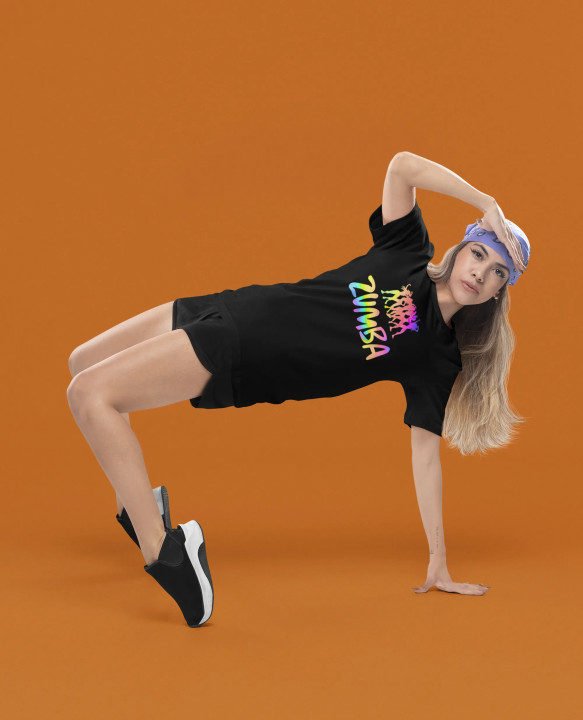 Koszulka damska ZUMBA dla kobiet kochających taniec i fitness t-shirt — zdjęcie 4