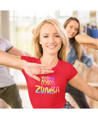 Koszulka damska ZUMBA dla kobiet kochających taniec i fitness t-shirt