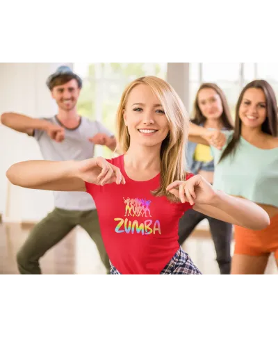 Koszulka damska ZUMBA dla kobiet kochających taniec i fitness t-shirt