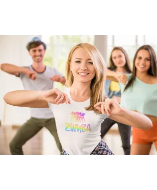 Koszulka damska ZUMBA dla kobiet kochających taniec i fitness t-shirt