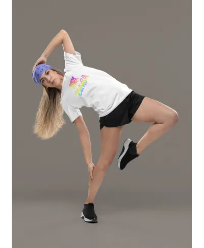 Koszulka damska ZUMBA dla kobiet kochających taniec i fitness t-shirt