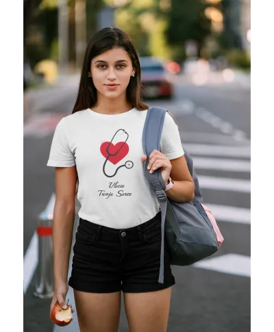 Koszulka damska Uleczę Twoje Serce T-shirt damski