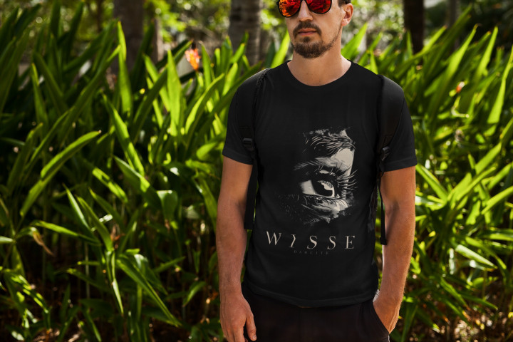Koszulka męska WISSE tajemnicze oko mądrości T-shirt męski — zdjęcie 4