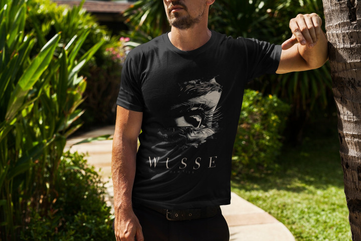 Koszulka męska WISSE tajemnicze oko mądrości T-shirt męski — zdjęcie 5
