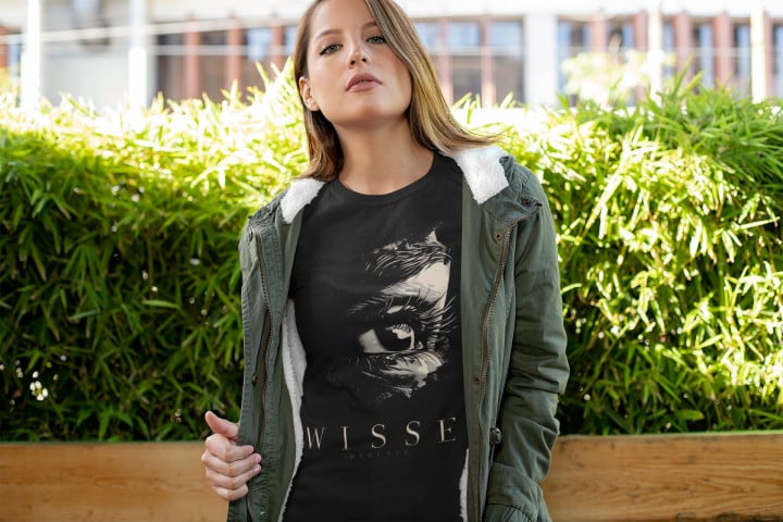 Koszulka damska WISSE tajemnicze oko mądrości T-shirt damski — zdjęcie 4