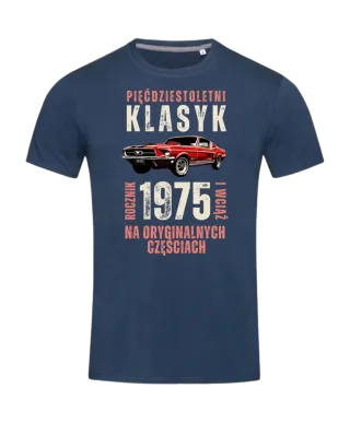 Koszulka męska prezent na 40 50 60 70 urodziny Klasyk Mustang Wpisz Rocznik
