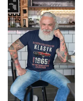 Koszulka męska prezent na 40 50 60 70 urodziny Klasyk Mustang Wpisz Rocznik