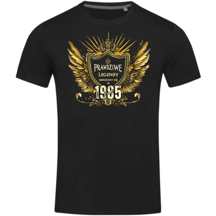 Koszulka męska prezent 30 40 50 60 urodziny Prawdziwe Legendy Wpisz Rocznik