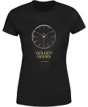 Koszulka damska Golden Hours złote godziny czas zegar T-shirt damski