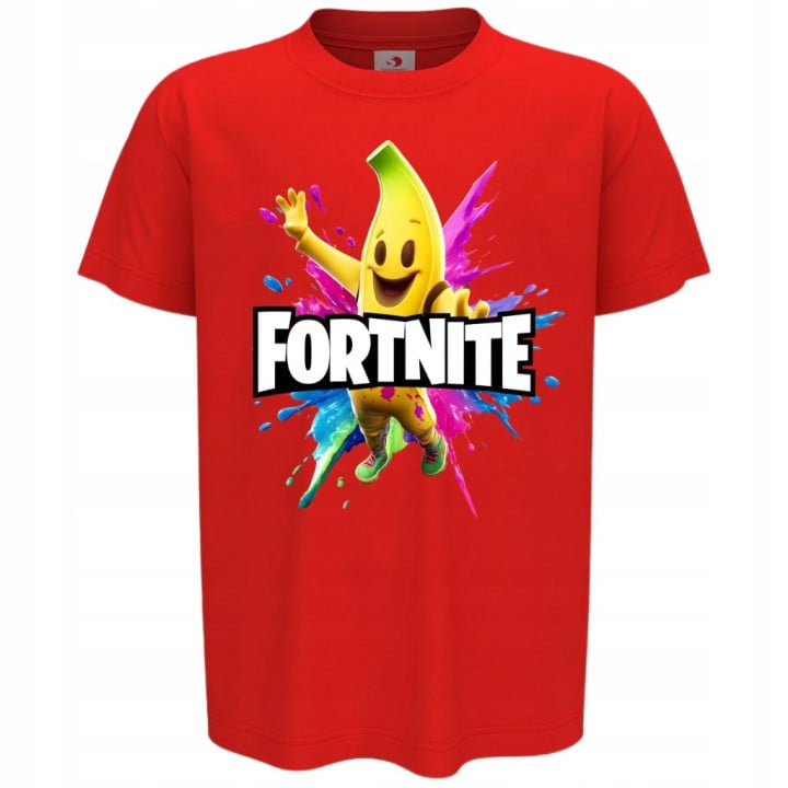 Koszulka dziecięca z grą FORTNITE banan bananka Peely prezent dla gracza