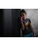 Koszulka damska Never Give Up Nigdy się nie poddawaj motywacyjna T-shirt