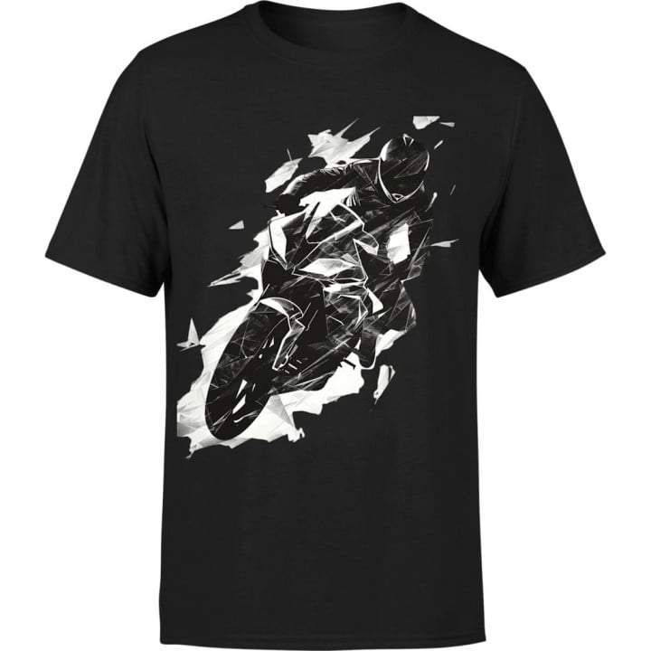 Koszulka męska Motocykl Prędkość Adrenalina dla motocyklisty T-shirt męski