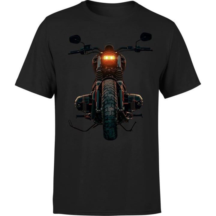 Koszulka męska dla motocyklisty Motocykl Vintage T-shirt męski