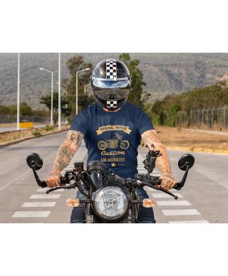 Koszulka męska Original Motors Custom dla Motocyklisty moda na co dzień