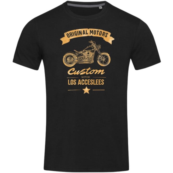 Koszulka męska Original Motors Custom dla Motocyklisty moda na co dzień