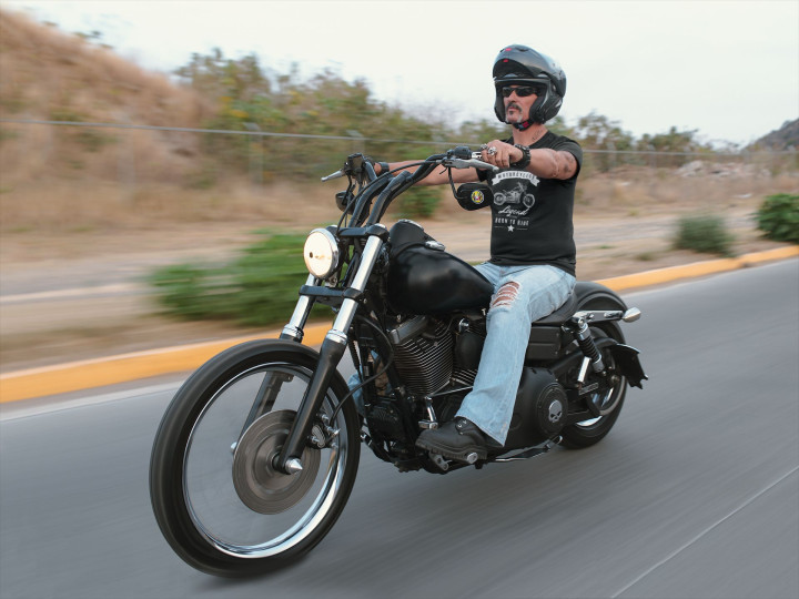 Koszulka męska Motorcyclist Legend Freedom Born to Ride dla motocyklisty — zdjęcie 5