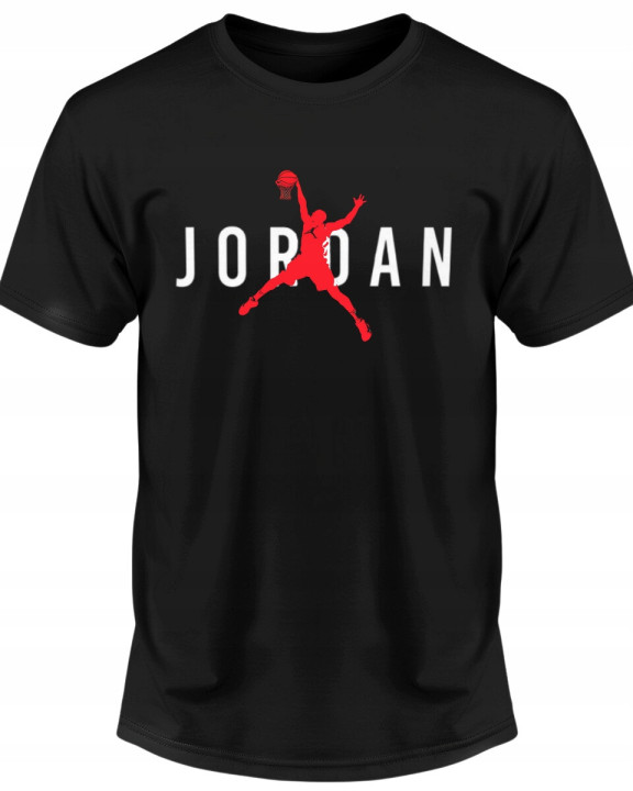 Koszulka męska z napisem nadrukiem modna koszykarska T-shirt męski — zdjęcie 2