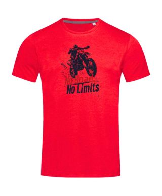 Koszulka męska No Road No Limits dla fanów Motocykli Enduro cross