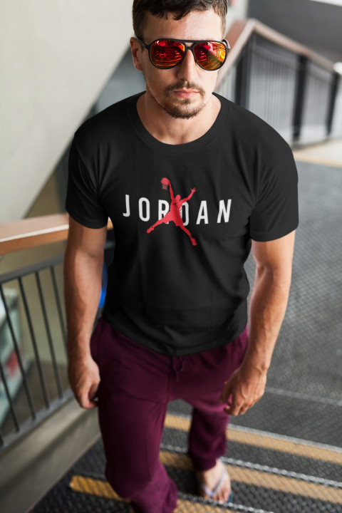 Koszulka męska z napisem nadrukiem modna koszykarska T-shirt męski — zdjęcie 6