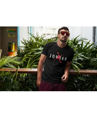 Koszulka męska z napisem nadrukiem modna koszykarska T-shirt męski