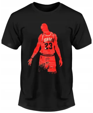 Koszulka męska koszykarska z postacią Michael J. T-shirt męski