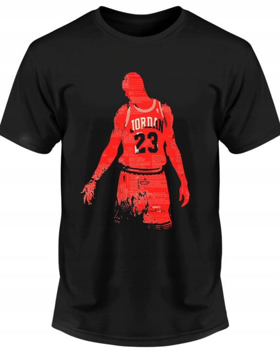 Koszulka męska koszykarska z postacią Michael J. T-shirt męski