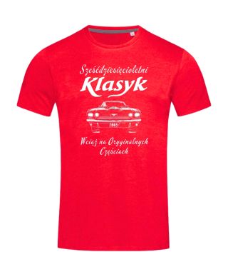 Koszulka męska na 60 urodziny Klasyk 1965 Wciąż na Oryginalnych Częściach