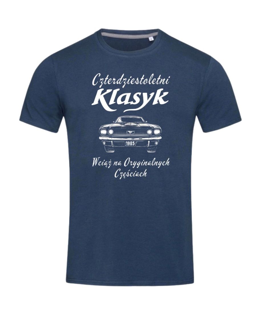 Koszulka męska na 40 urodziny Klasyk 1985 Wciąż na Oryginalnych Częściach Koszulka męska na 40 urodziny Klasyk 1985 Wciąż na Oryginalnych Częściach