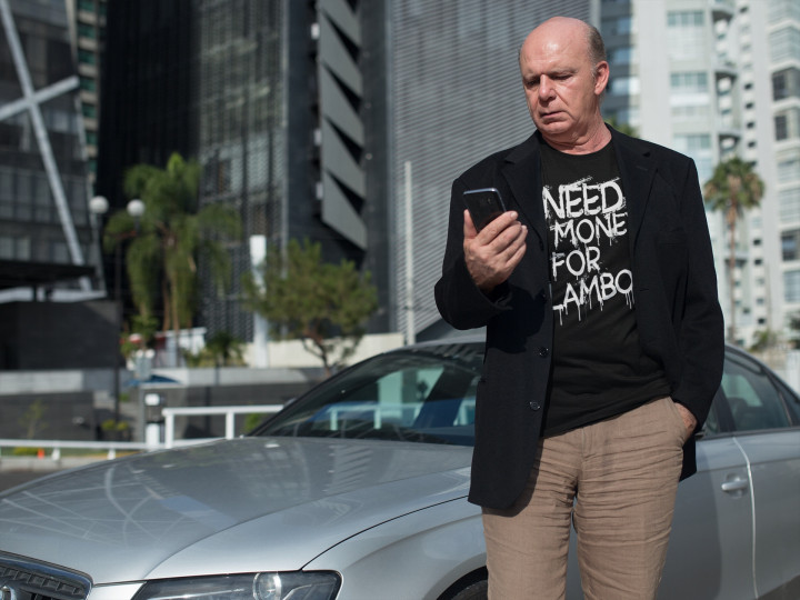 Koszulka męska Need Money for LAMBO prezent T-shirt męski — zdjęcie 5