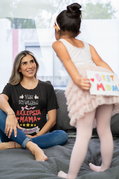 Koszulka damska Tak wygląda Najlepsza Mama na Świecie prezent dla mamy — zdjęcie 5